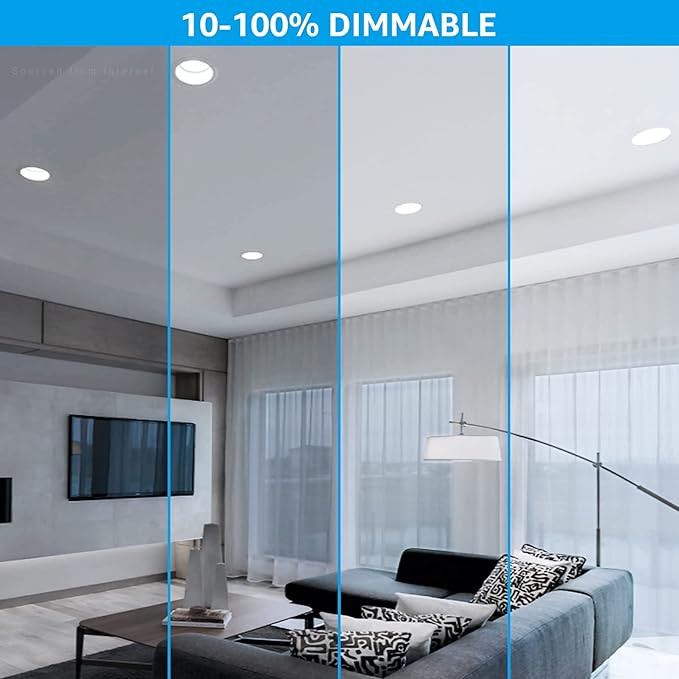 TORCHSTAR BR40 LED Light Bulbs, Indoor Flood Light Bulbs, Dimmable, 5000K Daylight, 100W Equivalent 17W, 1400lm, E26 Base, Recessed Can Light, Flicker-Free, UL Listed, Pack of 4