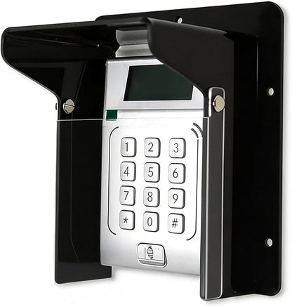 Doorbell Rain Cover, Gate Outdoor Keypad Cover, Universal Flip-Open Rain Shield for Doorbell & Lock Keypad/Attendance Machine, Weatherproof Protective Cover (M - Flip Lid)