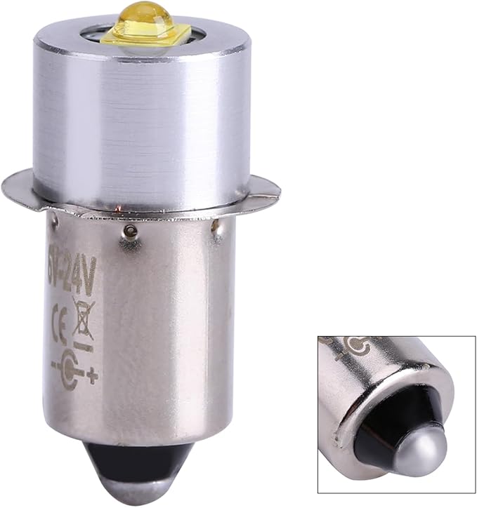 3W LED Light Bulb for Flashlight Replacement, Economically Smart Upgrade, Great for Mechanics and DIY Enthusiasts