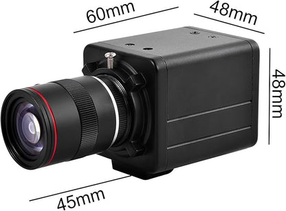2K 4MP HD Mini CCTV POE WDR AI Box Bullet Netwok IP Security Camera 1/1.8" 6-12mm F1.6 Varifocal Lens Human Vehicle Motion Detection Face Record XMEYE