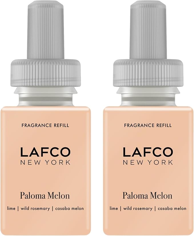 LAFCO New York Pura Smart Device Refill, Paloma Melon - Pack of 2 - Each Vial Delivers Up to 2 Weeks of Fragrance Life - Made in The USA