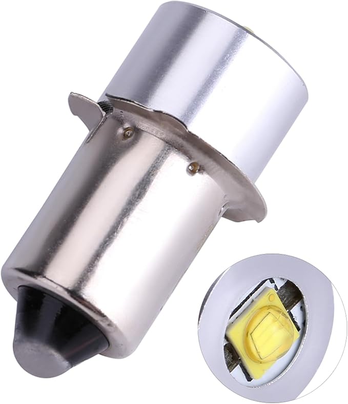 3W LED Light Bulb for Flashlight Replacement, Economically Smart Upgrade, Great for Mechanics and DIY Enthusiasts