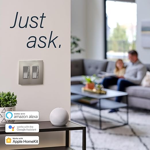 Legrand Radiant WNRH2NI Smart Gateway with Netatmo, Surface Mount, Compatible with Alexa, Google Assistant & Apple HomeKit, Nickel (1 Count)