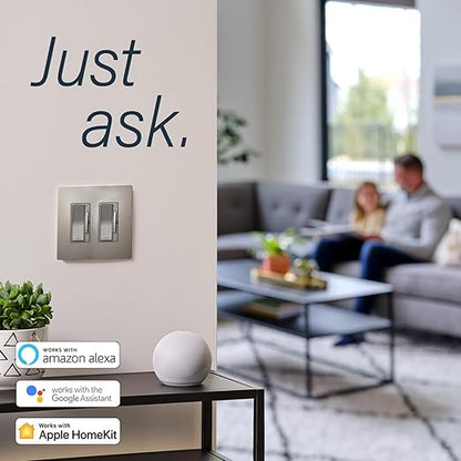 Legrand Radiant WNRH2NI Smart Gateway with Netatmo, Surface Mount, Compatible with Alexa, Google Assistant & Apple HomeKit, Nickel (1 Count)