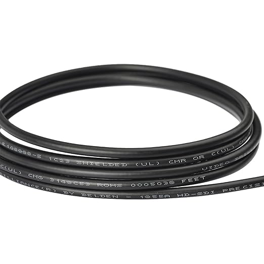Superbat 3G 6G SDI Cable 6ft Right Angle BNC Male to Male Belden 1855A Cable 75 Ohm Thin Short Camera Wire for HD SDI Converter Camera CCTV Monitor Video Switcher Splitter etc 2-Pack