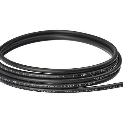 Superbat 3G 6G SDI Cable 6ft Right Angle BNC Male to Male Belden 1855A Cable 75 Ohm Thin Short Camera Wire for HD SDI Converter Camera CCTV Monitor Video Switcher Splitter etc 2-Pack