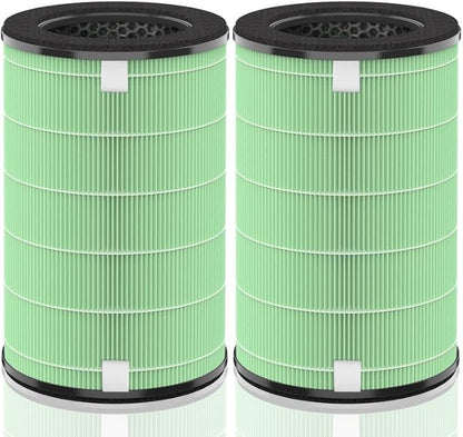 AP-T45 AP-T40FL Replacement Filter Compatible with 1461901 HoMedics Air Purifier Filter, Replacement for TotalClean AP-T40 AP-T40WT AP-T45WT H13 True HEPA Filters, Improving Moist Conditions, 2-Pack
