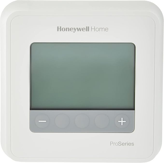 HONEYWELL TH4110U2005/U HONEYWELL-TH4110U2005/U-T4 Pro Thermostat, Programmable or Non-Programmable, 1H/1C, White