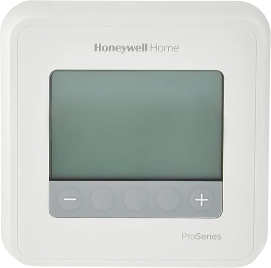 HONEYWELL TH4110U2005/U HONEYWELL-TH4110U2005/U-T4 Pro Thermostat, Programmable or Non-Programmable, 1H/1C, White