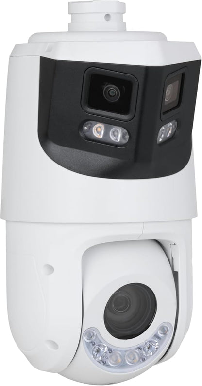EmpireTech IP POE Panoramic & PTZ Wired Camera Dual Lens 8MP + 4MP 25x Starlight Smart Dual Light,Perimeter Protection,PTZ4E25X-T180