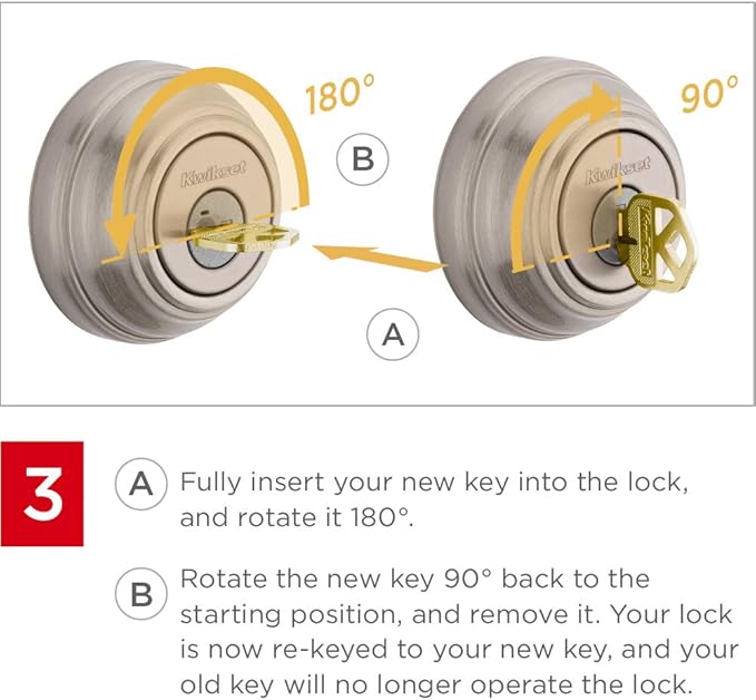 Kwikset 991 Tustin Entry Lever and Single Cylinder Deadbolt Combo Pack featuring SmartKey in Venetian Bronze (99910-041)