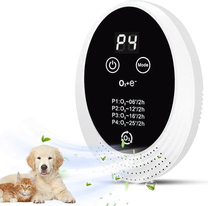 Limpin Air Purifier for Cat Litter Box, Pet Odor Control Air Cleaner & Cat Litter Deodorizer for Pet Room, Mini Air Freshener for Bathroom, Bedroom, Kitchen, Closet & Small Spaces