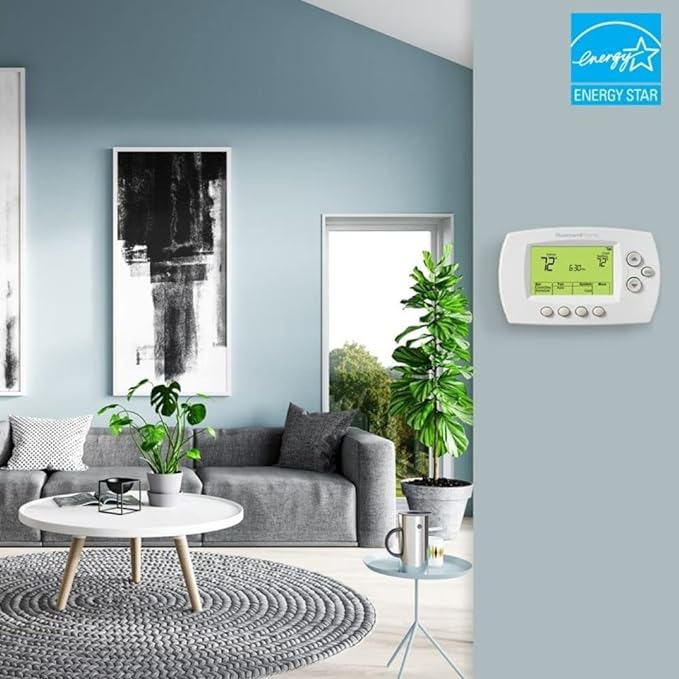 Honeywell Home RTH6580WF Wi-Fi 7-Day Programmable Thermostat, White