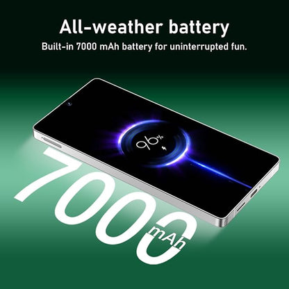 I25 Ultra: 6.99" FHD+ Android 14 Smartphone | 12GB+512GB | 108MP+68MP Camera | 7000mAh Battery | Built-in Stylus Pen | Blazing Fast Performance (Titanium Silver Blue)