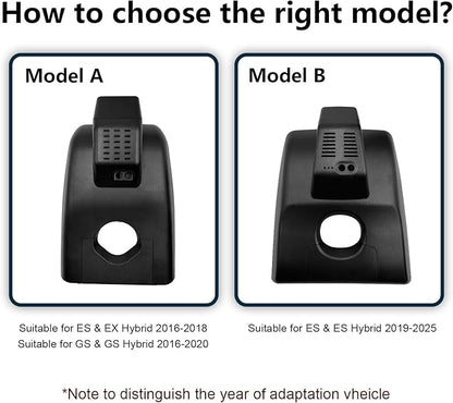 Mangoal 4K Dash Cam Custom for Lexus ES 2018 2017 2016 & Lexus GS 2016-2020(Model A),ES350 ES300h GS300 GS350 GS450h,OEM Look, UHD 2160P Video,WiFi & App,Loop Recording,64GB Card