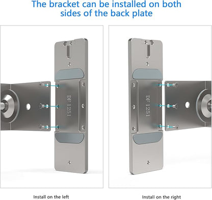Anti-Theft Mount for eufy Security Video Doorbell E340, Doorbell Camera Holder for eufy doorbell e340, Doorbell Mounting Bracket Corner Mount Wedge Stand Kit Accessory for Eufy Video Doorbell E340