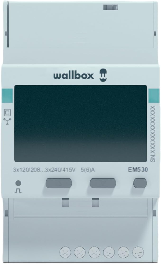 Wallbox Power Meter - Smart Home Clamp, 2-Phase up to 250 Amps, UL Listed, for Energy Management Solutions (Enables Solar EV Charging)