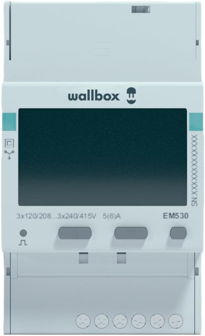 Wallbox Power Meter - Smart Home Clamp, 2-Phase up to 250 Amps, UL Listed, for Energy Management Solutions (Enables Solar EV Charging)