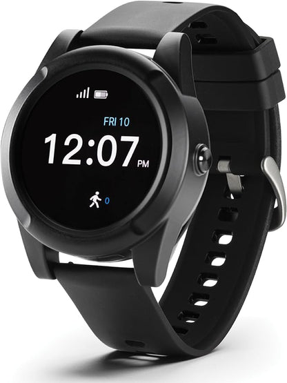 Home & WELLNESS co. SENIOR SAFETY SYSTEM Stride Medical Alert Watch- Assistance Device with GPS Tracking, Emergency Call Button, AT&T Network, Stylish Design