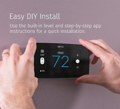 Sensi Touch 2 Smart Thermostat Wi-Fi, Alexa, Energy Star Certified, ST76