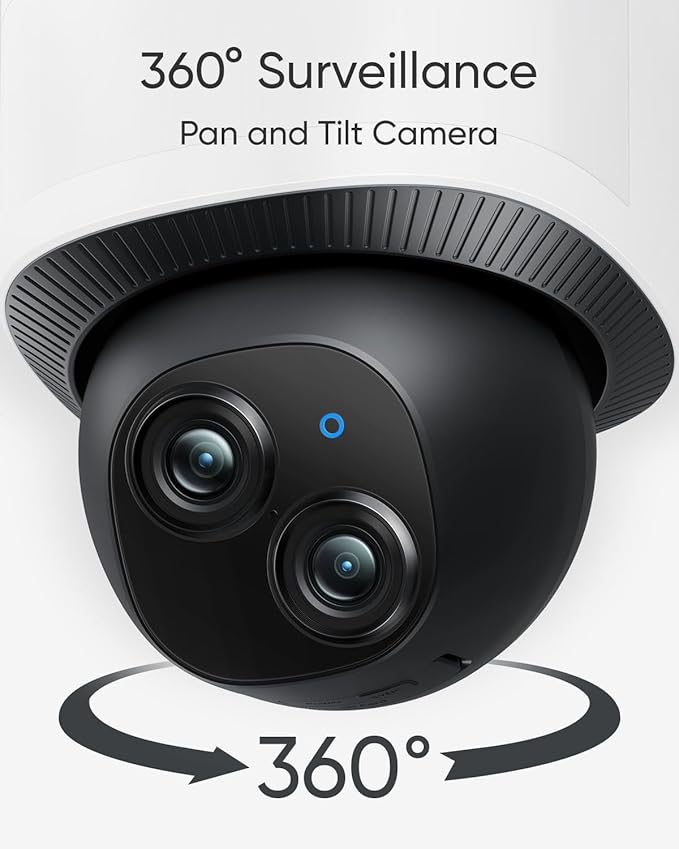 eufy Security Floodlight Camera E340 Wired,360° Pan and Tilt,24/7 Recording,Dual-Band Wi-Fi, 2,000 Lumens,Motion-Activated,Dual Camera,HomeBase 3 Compatible,Local Storage,No Monthly Fee (Renewed)