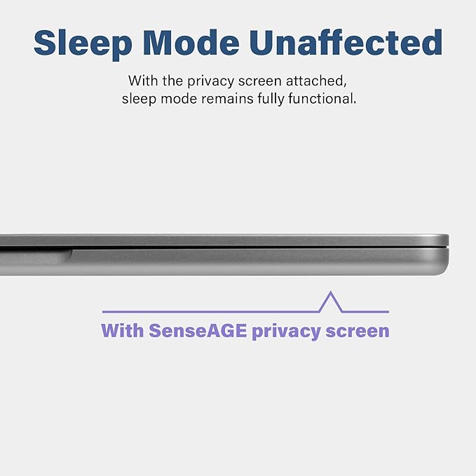 SenseAGE Magnetic Privacy Screen Filter For Macbook Pro 16 inch (2021-2024 M1, M2, M3, M4, Pro, Max), Privacy Screen Protector, Anti-Blue Light Screen Filter, Compatible with Macbook Pro 16 inch