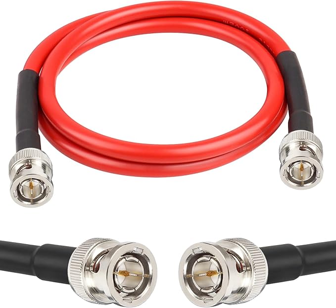 XRDS -RF 12G SDI Cable 3FT, 6G-SDI/4K Video Cable 75ohm RG6 BNC for Camera, Supports up to 4K Resolution