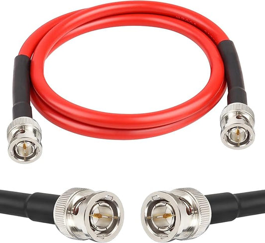 XRDS -RF 12G SDI Cable 3FT, 6G-SDI/4K Video Cable 75ohm RG6 BNC for Camera, Supports up to 4K Resolution