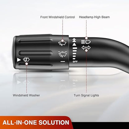 Nilight Turn Signal Switch Compatible with 2010 2011 2012 2013 2014 Ford Mustang Windshield Wiper Multifunction Combination Lever Switches