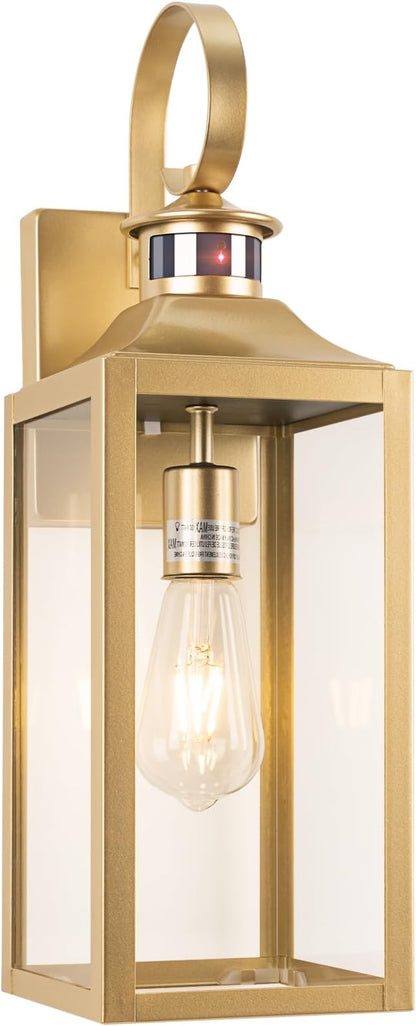 20" Large Motion Sensor Outdoor Wall Lights, Dusk to Dawn Outdoor Lighting