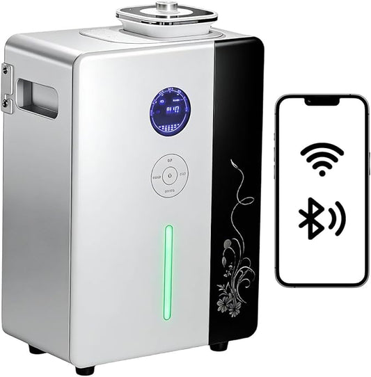 2026 Namste Waterless Diffuser HVAC Scent Diffuser - WiFi & APP & Touch Screen Control 6500 Sq.Ft Coverage - 800ML Essential Oil Diffusers Long Lasting Aroma for Whole House,Office,Hotel,Spa