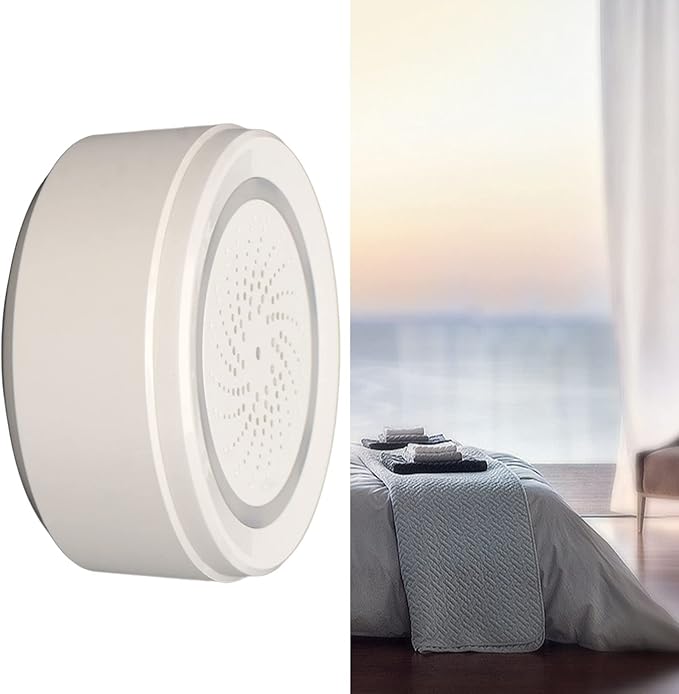 Smart Siren Alarm, Alarm for Home Security, 105dB 2.4G Burglar Alarm DIY Smart Home Security System with Sound and Light Alarm, App Control, Work for