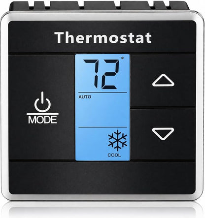 3316250.712 RV Single Zone Thermostat Compatible with Dometic RV Air Conditioner – Capacitive Touch Control, Digital Display Wall Thermostat for RV, Camper, Travel Trailer