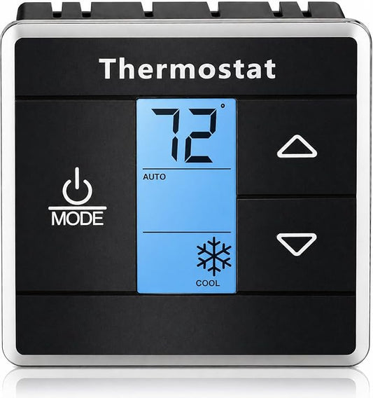 3316250.712 RV Single Zone Thermostat Compatible with Dometic RV Air Conditioner – Capacitive Touch Control, Digital Display Wall Thermostat for RV, Camper, Travel Trailer