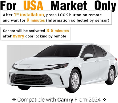 Protect-X, Fits for Camry 2026 2025 2024, with Valet Mode, Plug & Play Smart Sensor System, Anti-Theft for Wheels, Catalytic Converter, Window Breakage Protection & Power Window Controller