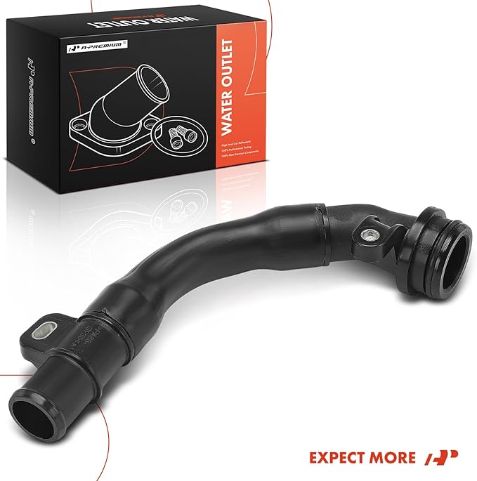 A-Premium Thermostat Housing Water Outlet Compatible with Smart - Fortwo 2008-2015