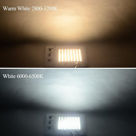 Landscape Lights 1pack LED Leads Chip Floodlight 2835/5730SMD Smart IC 220-240V 10W 20W 30W 50W 90W DIY for Outdoor Spotlight Garden White Warm White LED Street Lamp