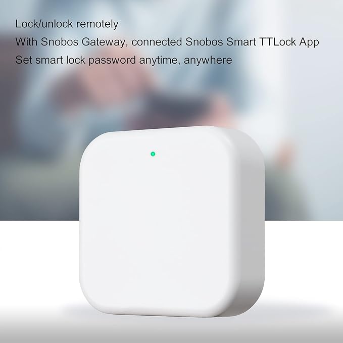 Smart Lock Wi-FI Gateway,Remote Access Hub for Smart Door Lock,Works with TTLock App & Alexa (Model G2, Supports 2.4G Wi-Fi Only)