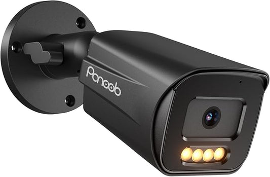 5MP IP Bullet PoE Camera with Smart Dual Lights Color Night Vision, Wired HD Video Surveillance Security Camera Outdoor, 2-Way Audio, IP67 Waterproof, AI Human/Vehicle Detection, PB65A3-5MDL