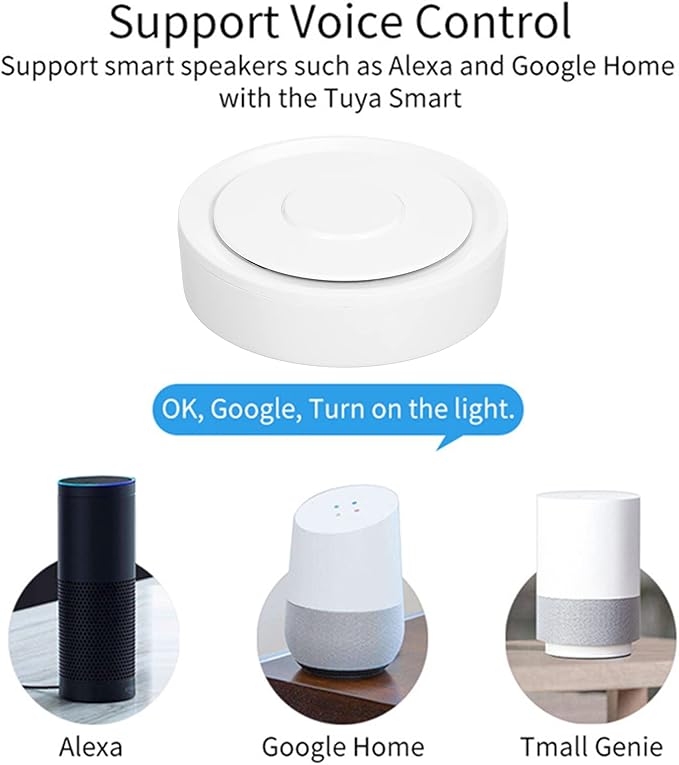 Smart Gateway 3.0 Intelligent Home Central Hub Smart Life APP Control Voice Control Group Control Multi-device Linkage Compatible with HomeKit