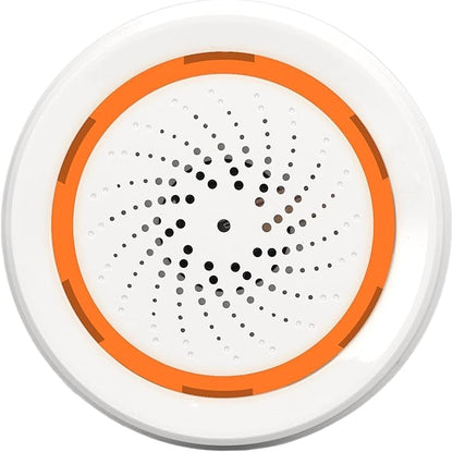 Smart Siren Alarm, Door Alarm System App Control, 90db Sounder Impact Sound Light Alarm for TUYA, for House Apartment ()
