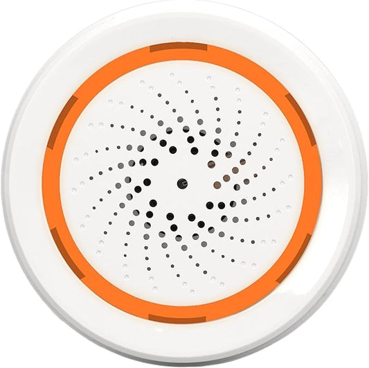 Smart Siren Alarm, Door Alarm System App Control, 90db Sounder Impact Sound Light Alarm for TUYA, for House Apartment ()