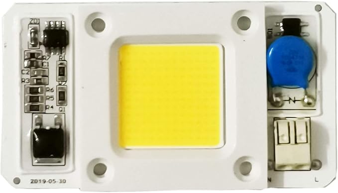 50W Driverless Solderless LED Chip Integrated Smart IC DIY (Full Spectrum-White 400-780NM)