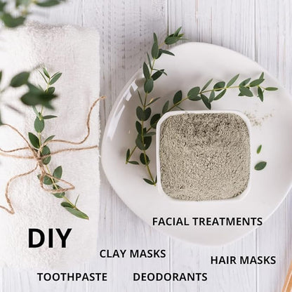 SMART SOLUTIONS Calcium Bentonite Clay, 5 lb Pure Indian Healing Clay - All Natural for External Use | DIY Facial Treatments, Deodorants, Hair Masks