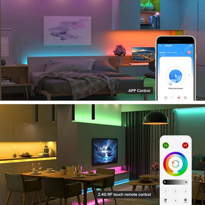 BTF-LIGHTING SP630E Bluetooth Controllers 4 Zones 2.4GHz RF RB4 Remote Kit Support FCOB COB SMD PWM RGBCCT RGBWW LED Strip DC5V DC12V DC24V