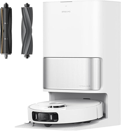 DREAME L40s Ultra AE Robot Vacuum and Mop Combo, 19,000Pa Suction, Self Emptying Dust Box, Flexible Mop & 167℉ Self Cleaning Washboard, Diverse Brush Selection, All-in-One Station, Auto Refill