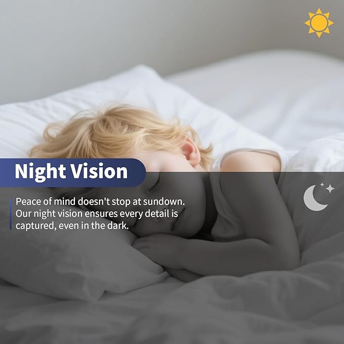 Home Security Camera,1080P Wireless Nanny Camera, Indoor Camera with 10000mAh Battery, Night Vision, Motion Detection, Instant Motion Detection