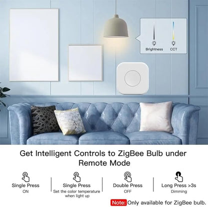 Tuya Zigbee Button Smart Scene Switch ZigBee Devices Button Automation Work with Smart Life