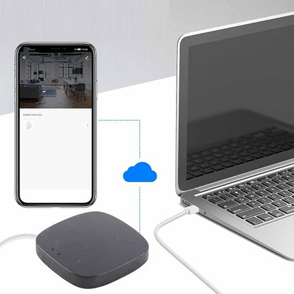 Garosa Wireless Smart, Hub for Smart Home Control with Tuya Compatibility Supports 50 Devices Works with Assistant (Black)