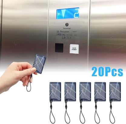 Smart IC Cards, Door Lock Keyless Entry Card 13.56MHz Key Fobs RFID for TTLock Deadbolt Highly Sensitive Induction Intelligent Proximity Contactless Fingerprint Universal Compatibility 20PCS
